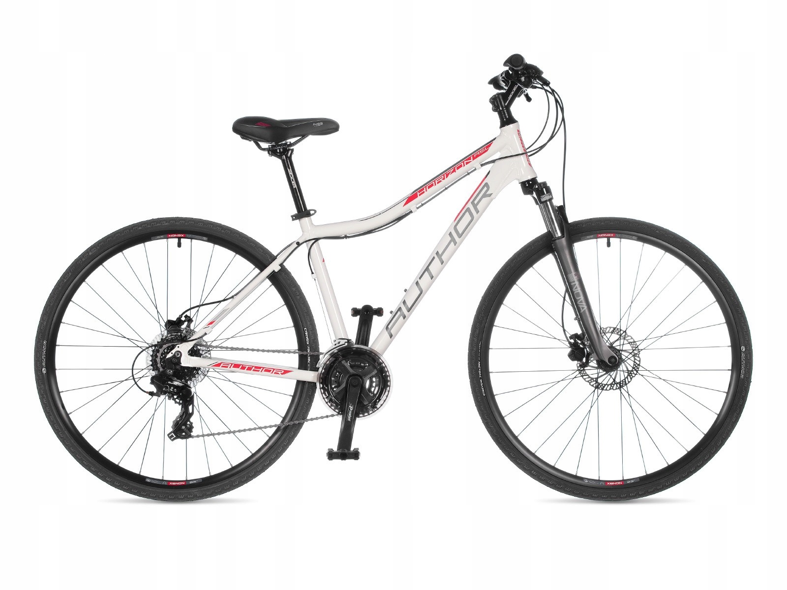 Rower crossowy Author Horizon Asl rama 17 cali koło 28 " biały