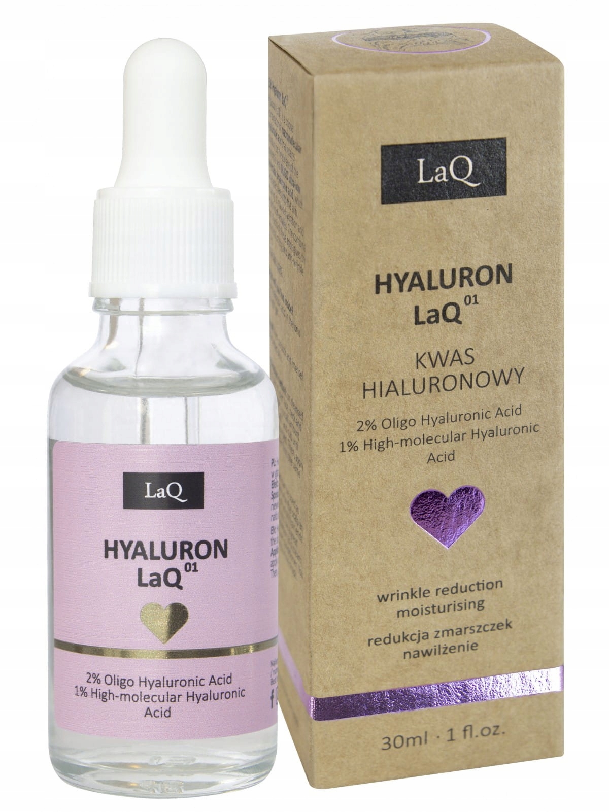 LaQ Serum nawilżające do twarzy Hyaluron, 30ml