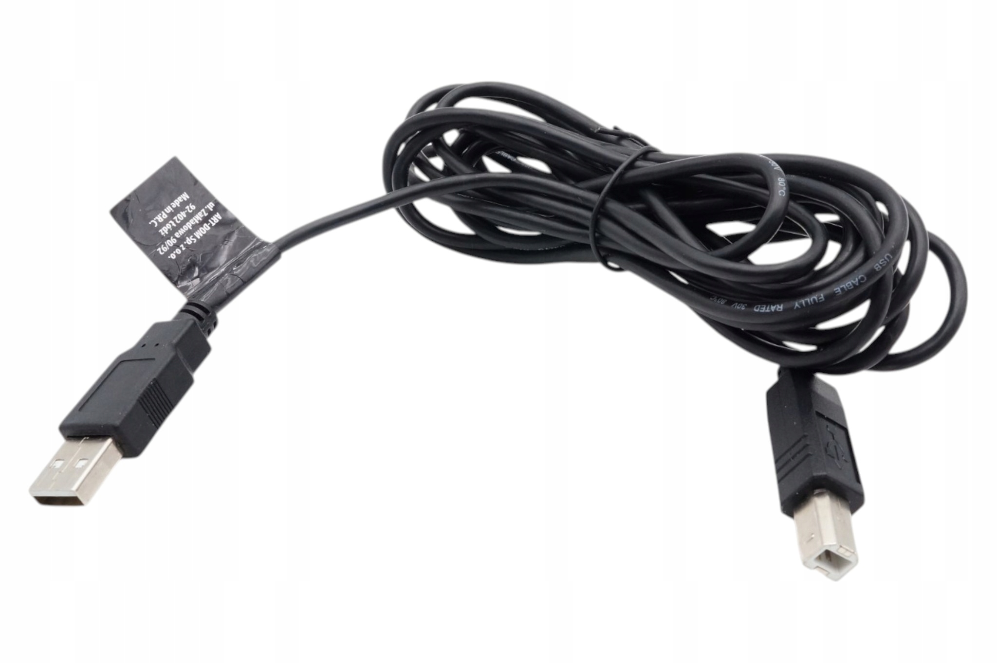 Uniwersalny kabel przewód do drukarki USB-A - USB-B 2,9m