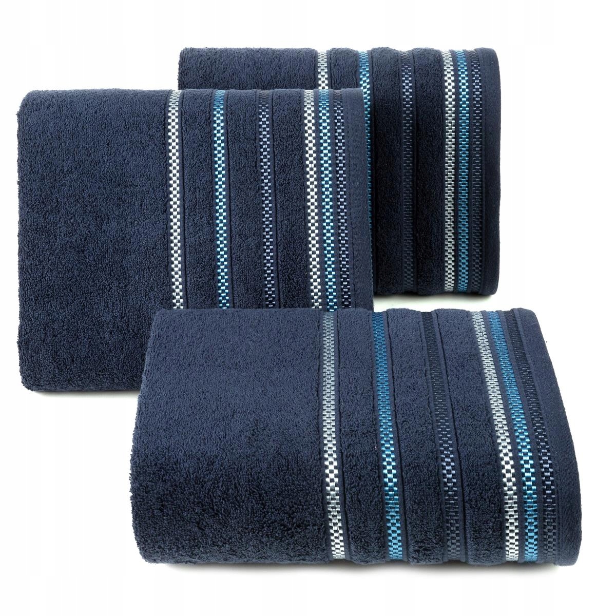 

Ręcznik bawełniany LIVIA3 70x140 Eurofirany granat