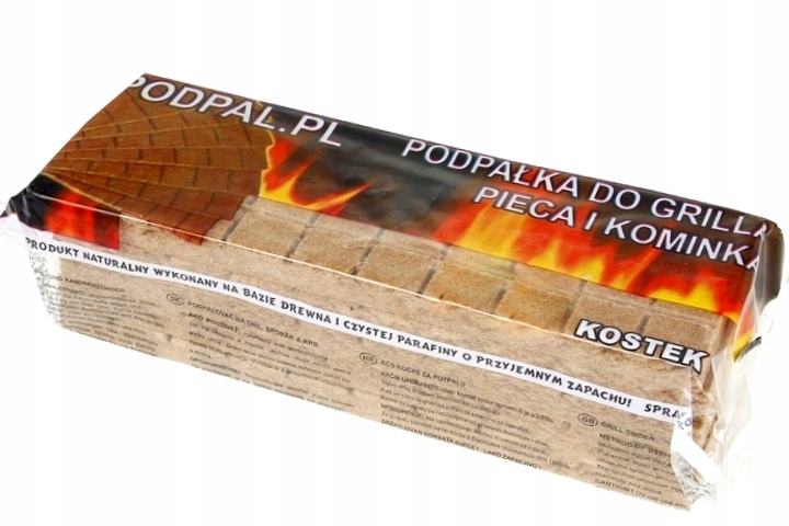 Rozpałka Podpałka Do Pieca Kominka Grilla 50 Kostek