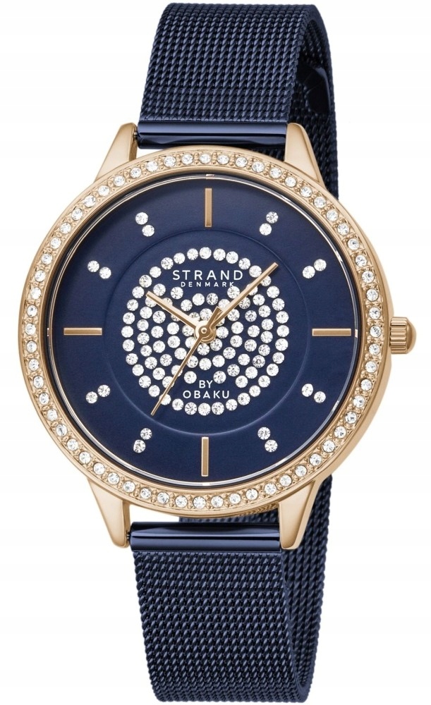 Nový originální dámský náramek Strand by Obaku S711LXVLML modrý, krabička