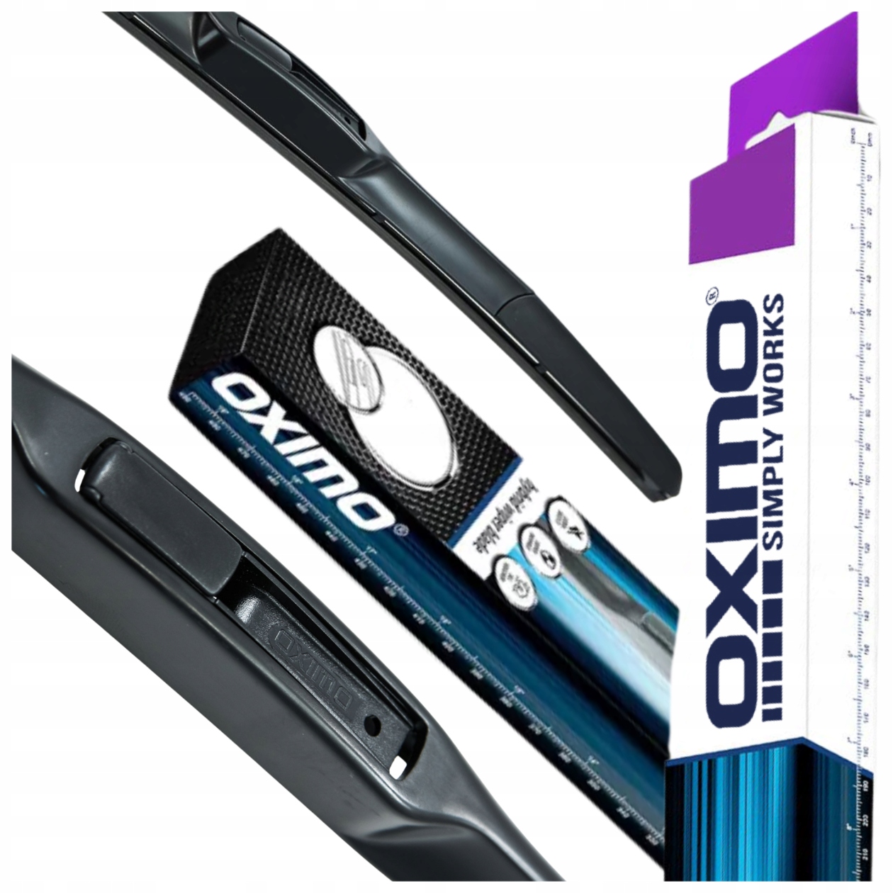 Pióra wycieraczek wycieraczki samochodowe auta szyby Oximo Hybrydowa 600mm