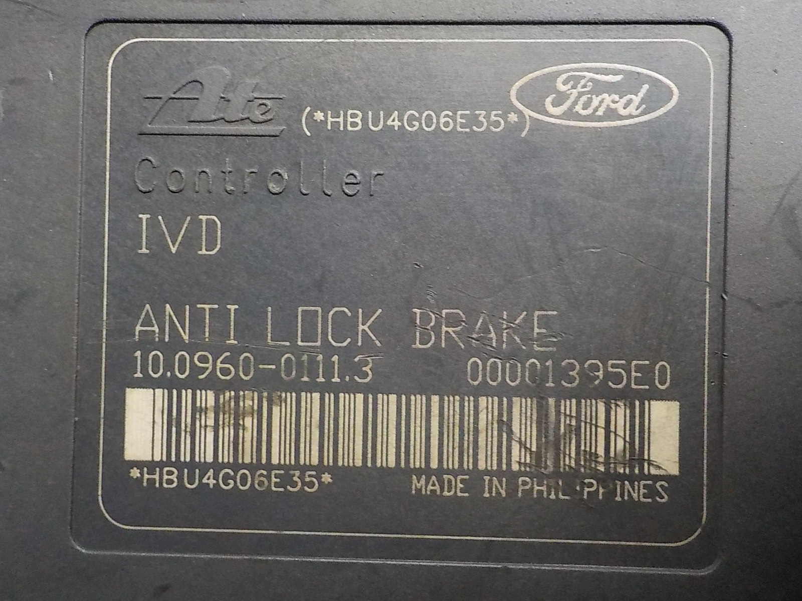 FORD FOCUS II pompa ABS 3M51-2C405-EA 10.0960-0111.3 10.0206-0163.4