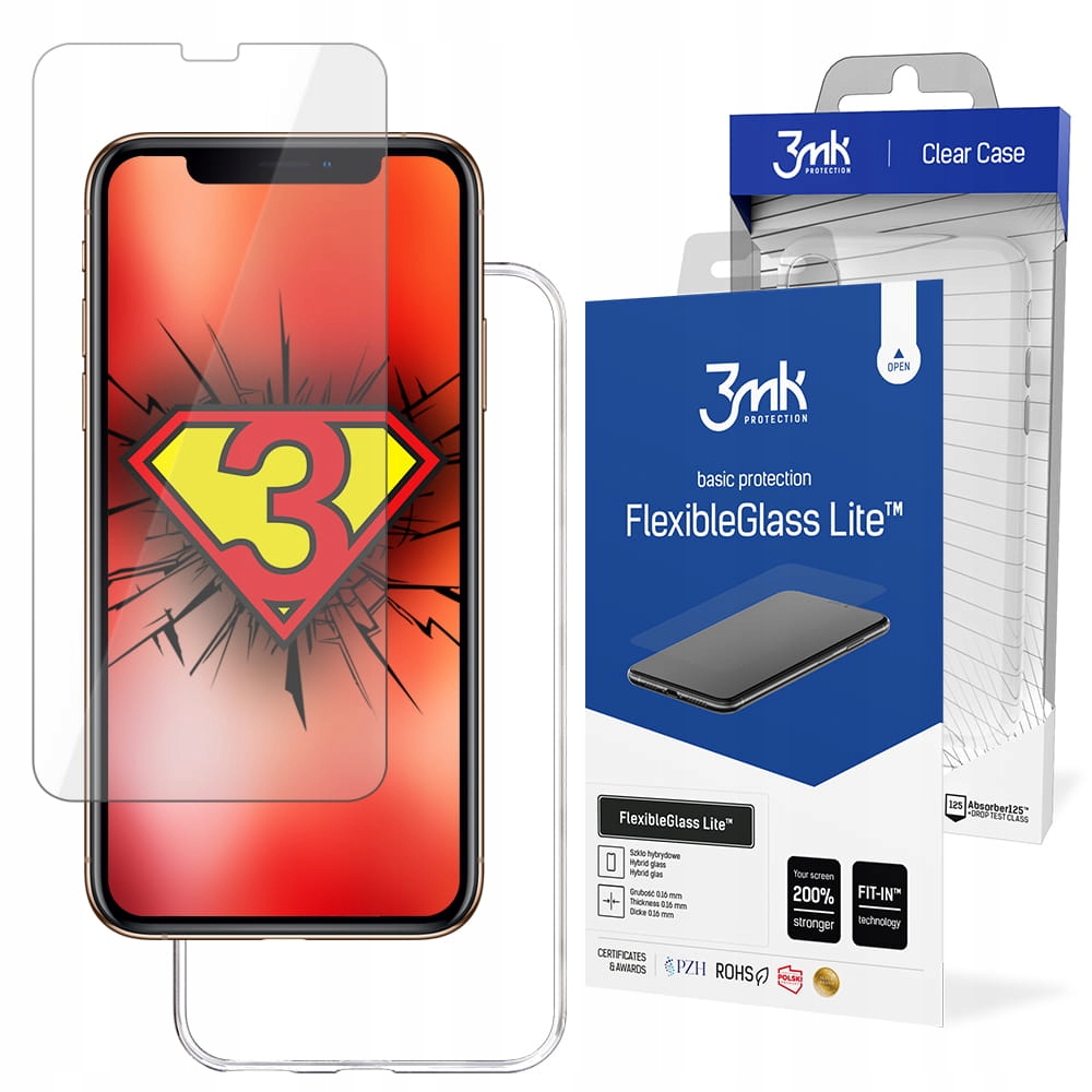 

Clear Case Etui + Szkło 3mk do iPhone 11 Pro Max