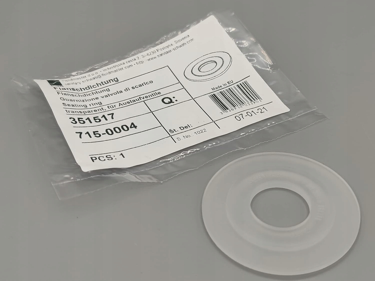 SCHWAB/LIV/FLUIDMASTER USZCZELKA ZAWORU SPUSTOWEGO Kod producenta 351517