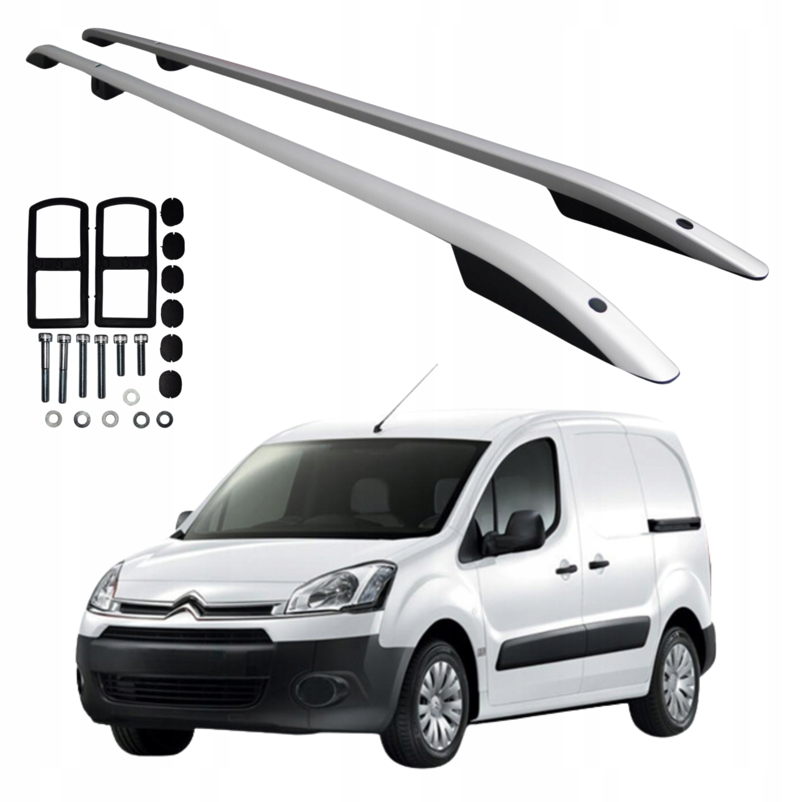 Střešní Relingy Peugeot Partner Citroen Berlingo II 2 od roku 2007-2018
