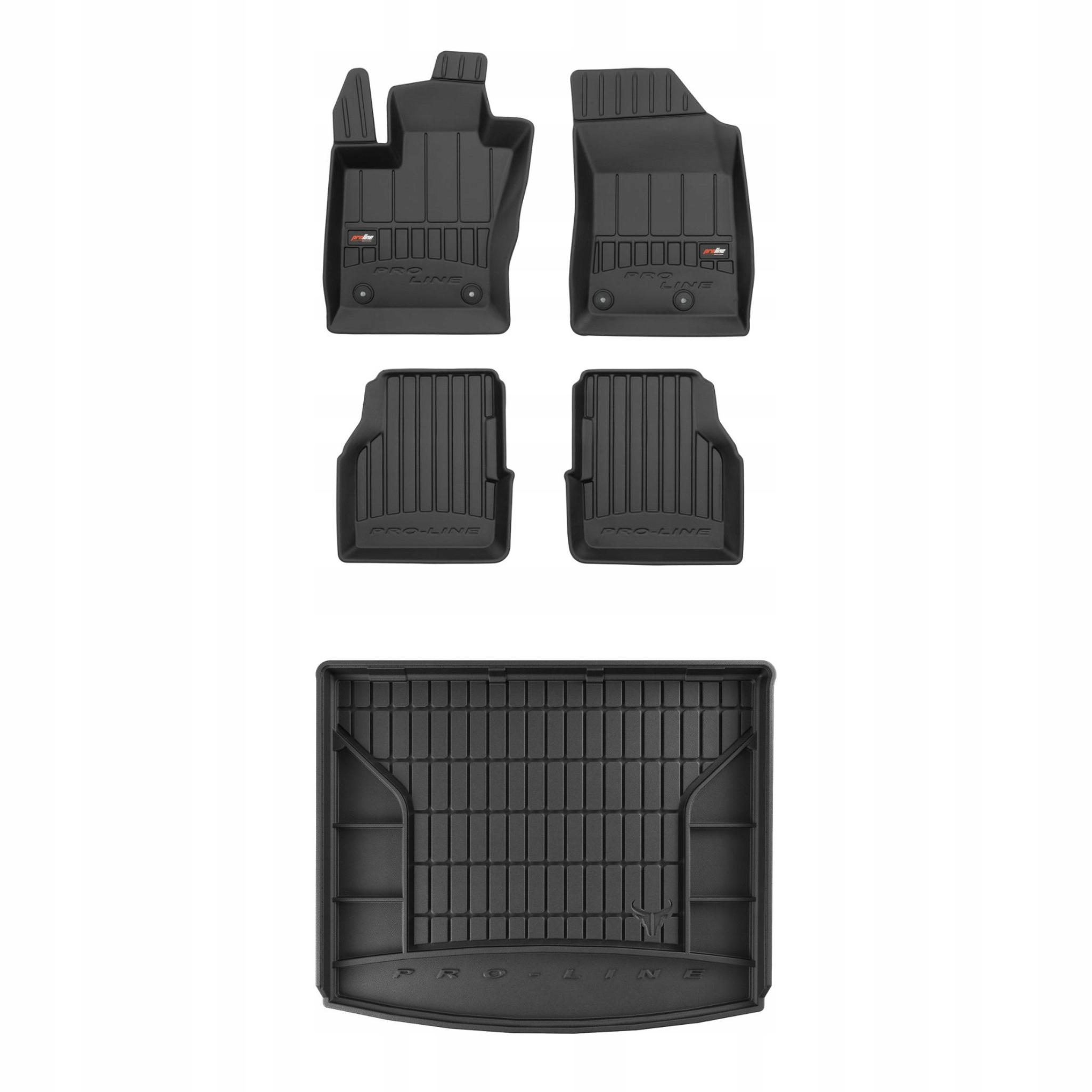 Sada gumových kobercov a rohoží pre Jeep Compass II od roku 2016