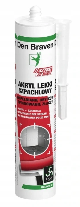 

Den Braven Akryl Lekki Szpachlowy Biały 280 ml
