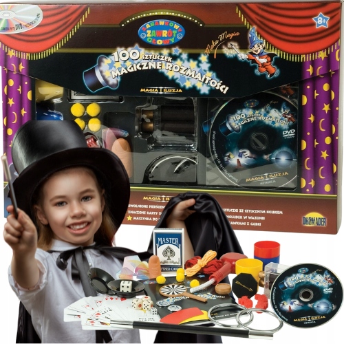 

Mały Magik DVD Magia Sztuczki Magiczne 100