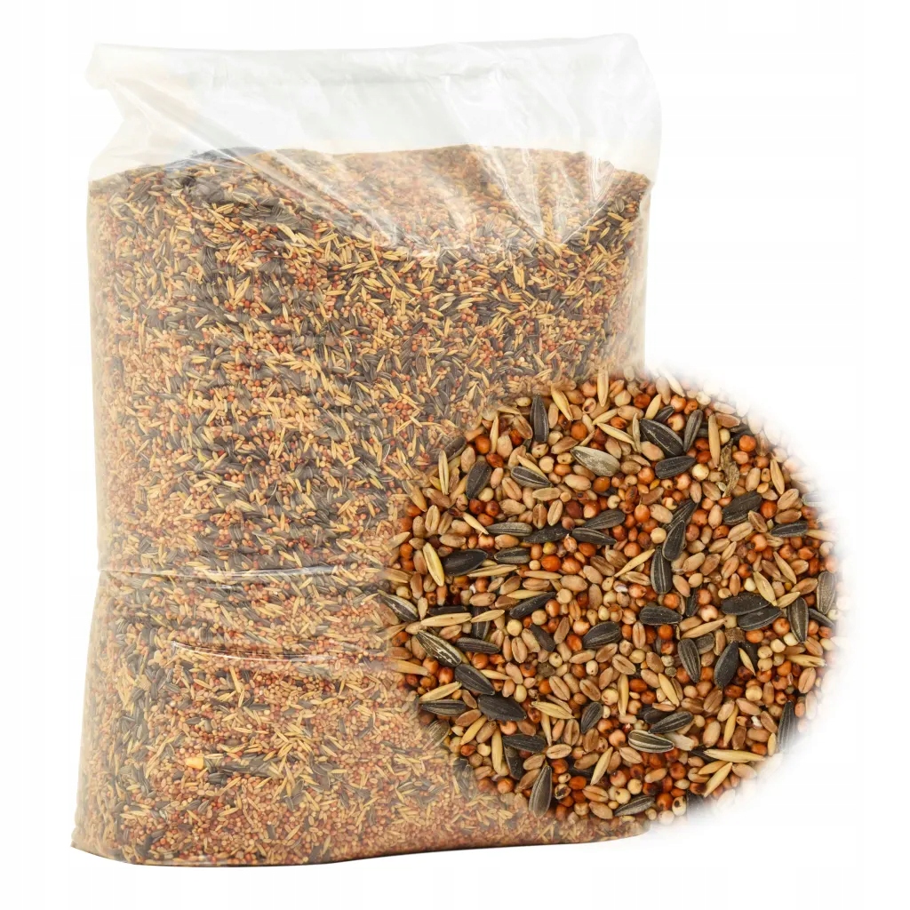 Směs semen pro zimní ptáky 25 kg Sorgo, pšenice, oves, slon
