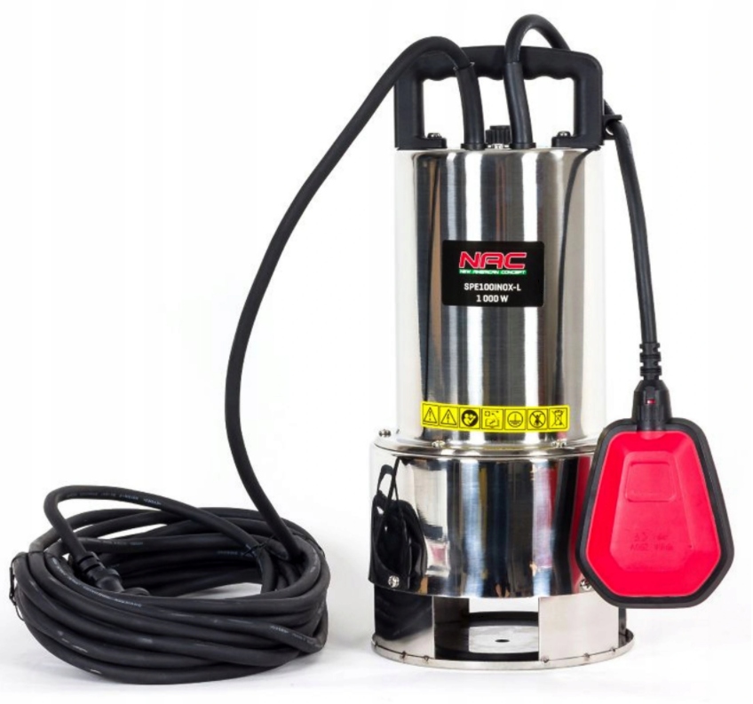 

Nac SPE100INOX-L Pompa Zatapialna Do Wody 1000W