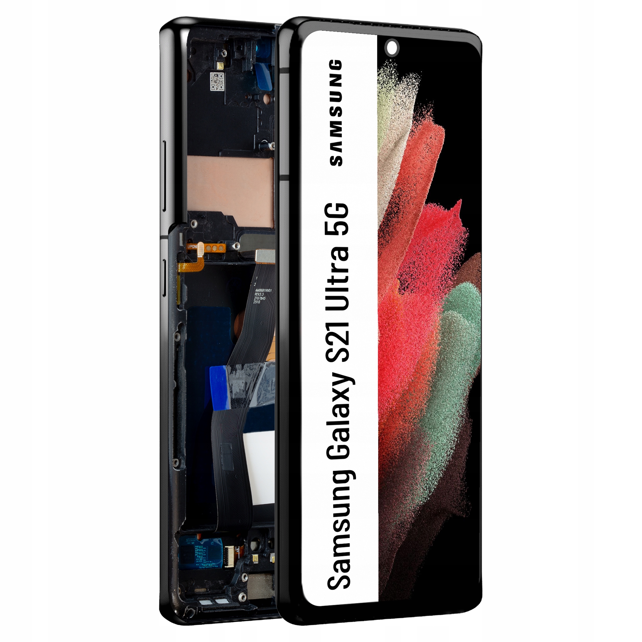 Displej pro Samsung Galaxy S21 Ultra LCD displej Big Oled Rámeček SM-G998B