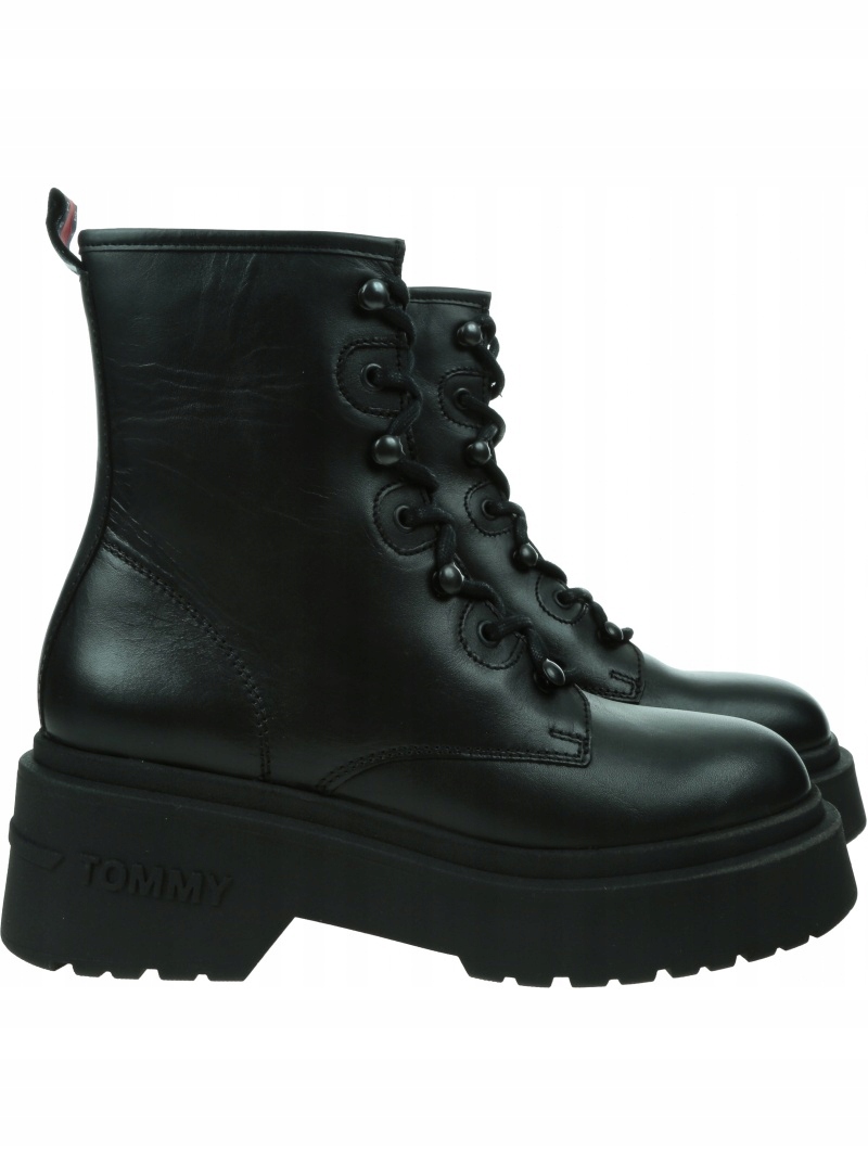Glany Botki Tommy Jeans Tjw Lace Up Boot Chunky EN0EN02404 Bds 40