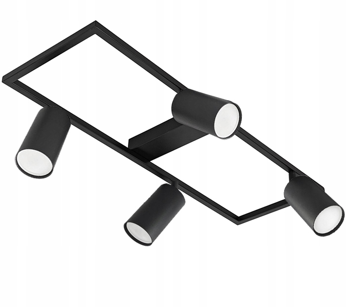 Lampa sufitowa GU10 Oprawa Szyna Reflektor 4x GU10 Kinkiet SuperLED