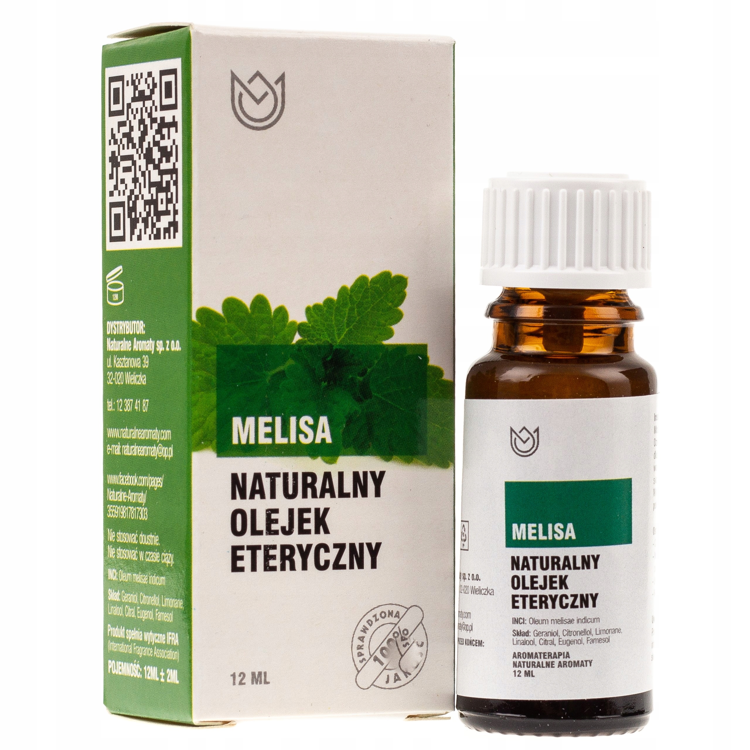 

Olejek Eteryczny Z Melisy Poprawa Snu - 12 ML