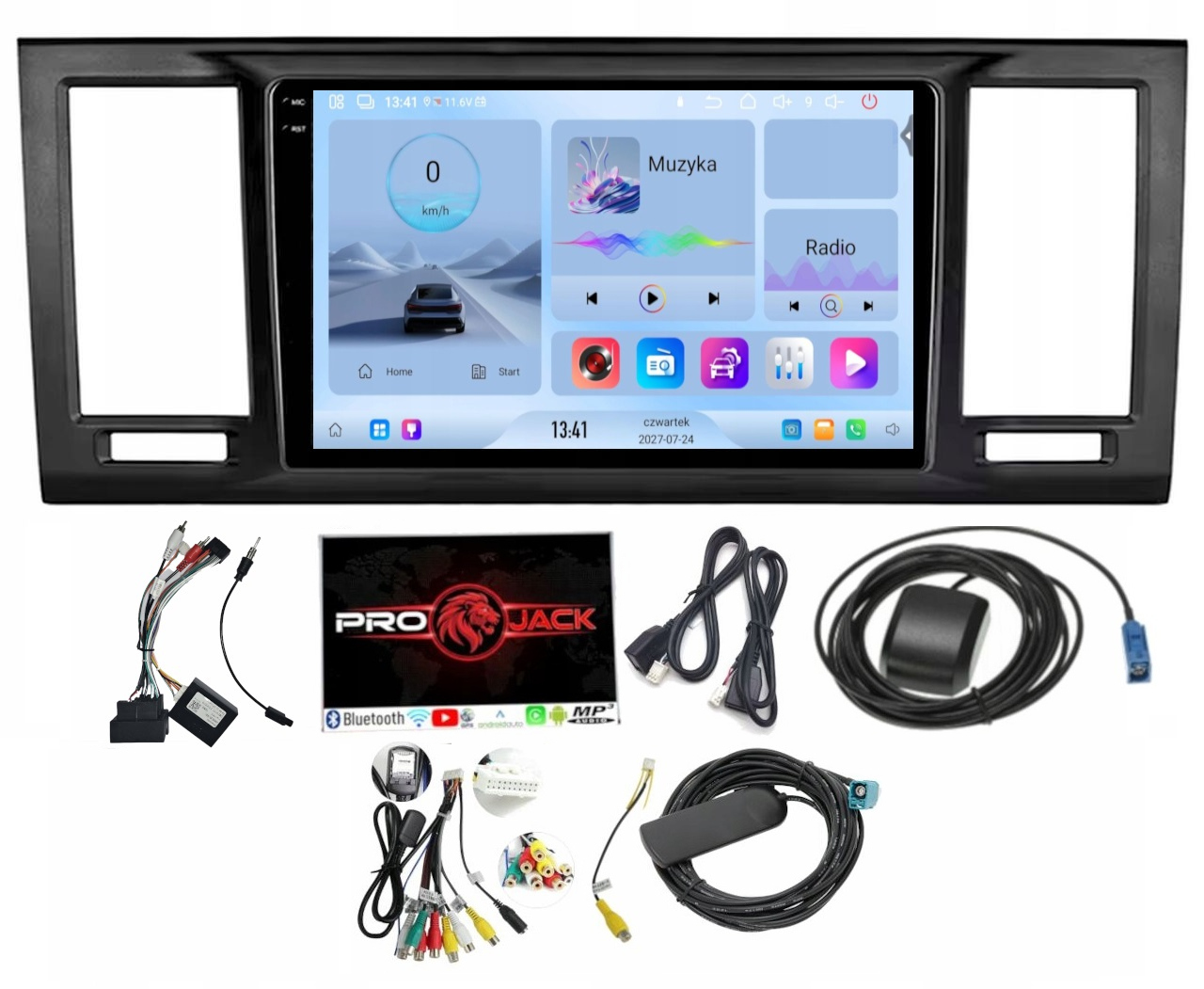 Rádio Navigácia Carplay Gps Android Vw Transporter Multivan T6 4/64GB Sim