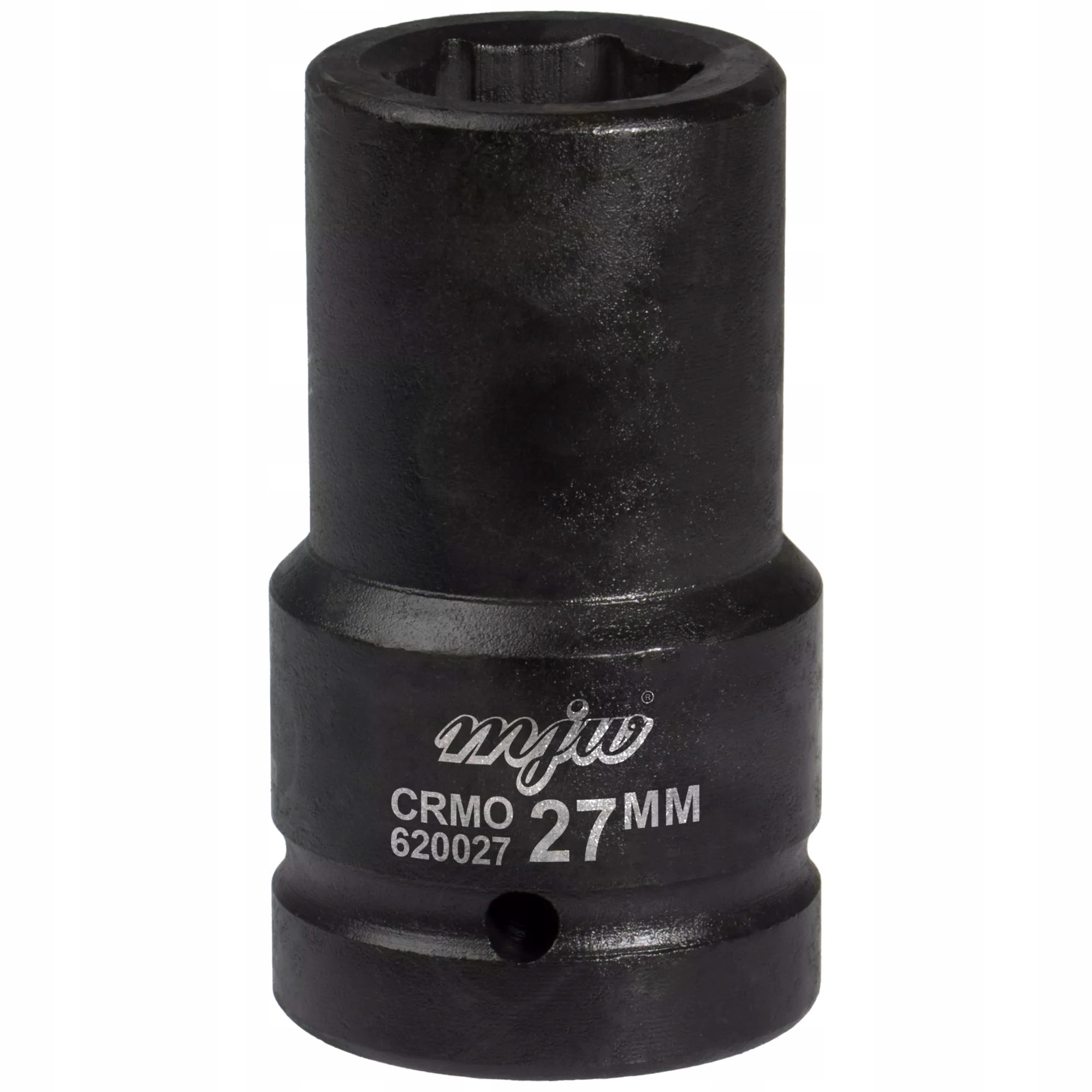 Nástrčný rázový klíč dlouhý 1" ocelový nástavec 6-hran 27 mm Mjw