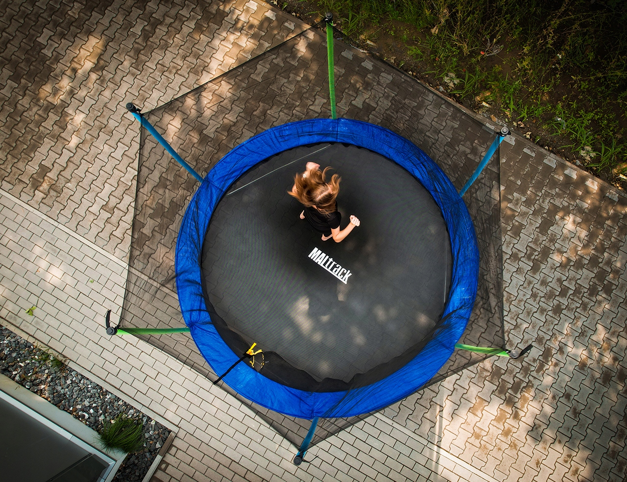 ZAHRADNÍ TRAMPOLÍNA 315cm 10ft SÍŤOVÝ ŽEBŘÍK Kód výrobce 102706