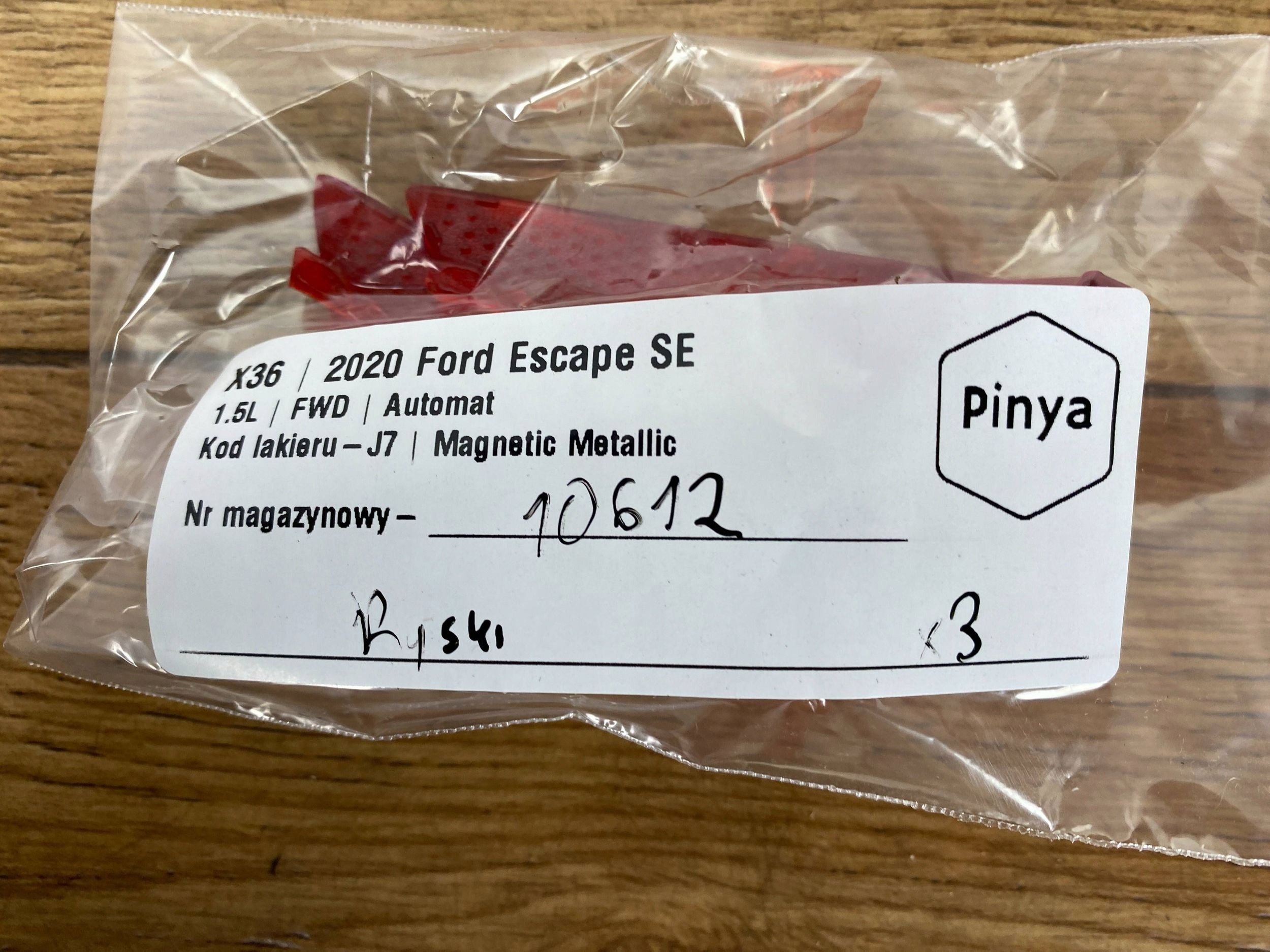 Odblask light light boczka Ford Escape IV Kuga MK3 2020+