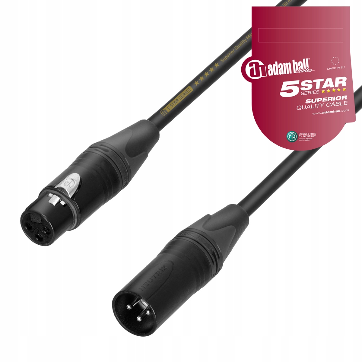 Adam Hall K5MMF Mikrofonní Kabel Xlr Xlr 3pin 1m