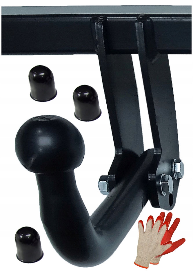 BEZ CIĘCIA ZDERZAKA HAK HOLOWNICZY+OSŁONKI do FORD KUGA MK1 I SUV 2008-2013 Wiązka w zestawie Brak