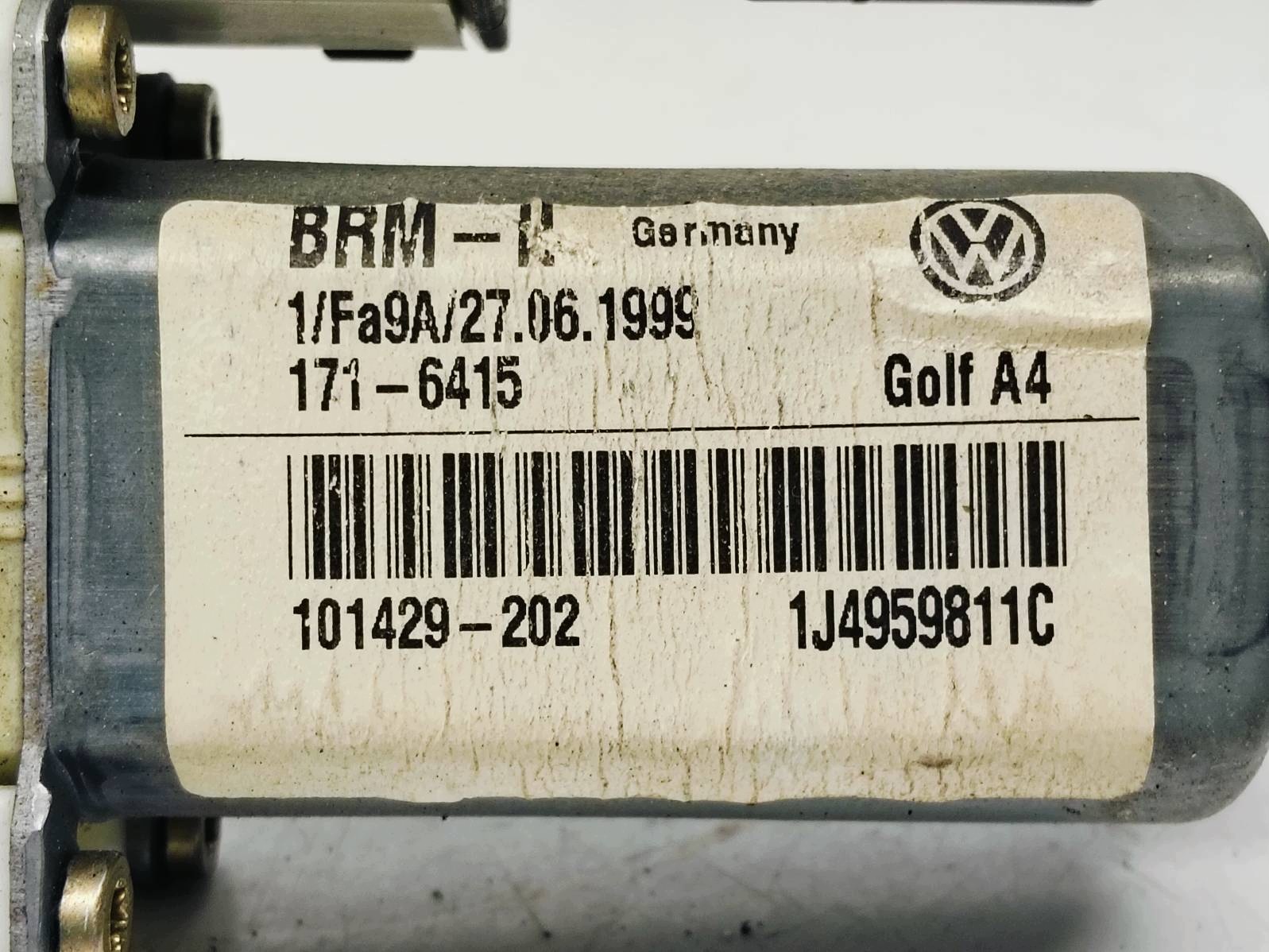 mini motor windows left rear part Volkswagen Golf IV 1.6 MPI 1J4959811C