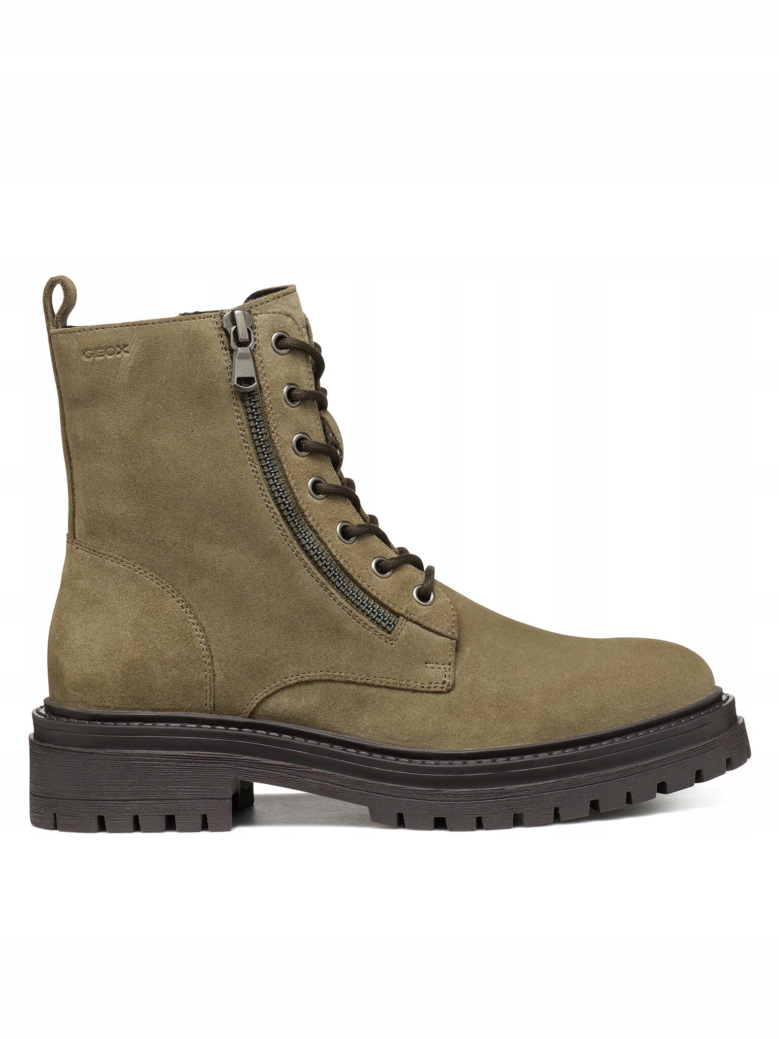 Geox Khaki dámská kotníková obuv Geox Iridea