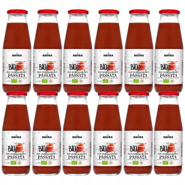 Levně Naura 12x Passata Bio rajčatová Omáčka 680g