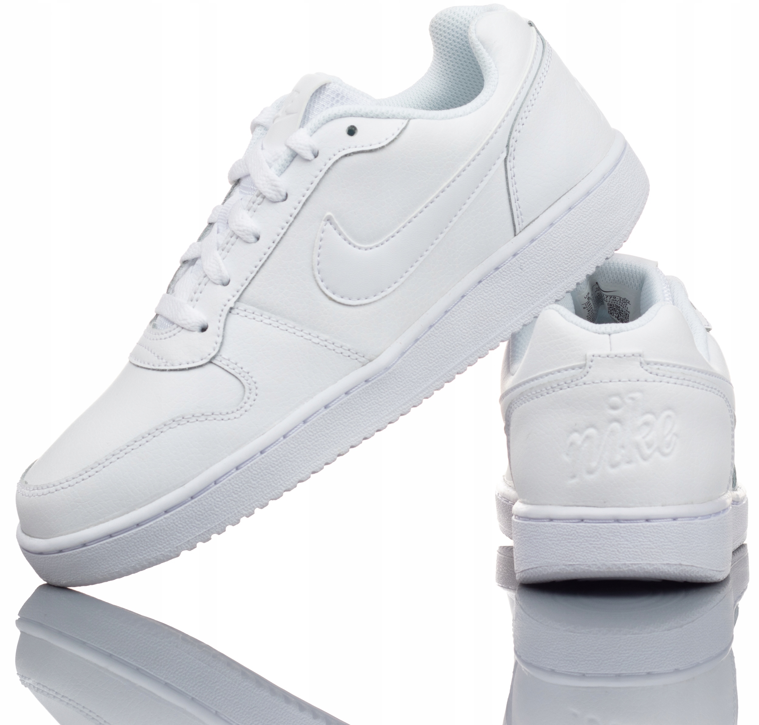 TOPÁNKY NIKE EBERNON LOW AQ1779 100 KOŽENÉ R-37,5