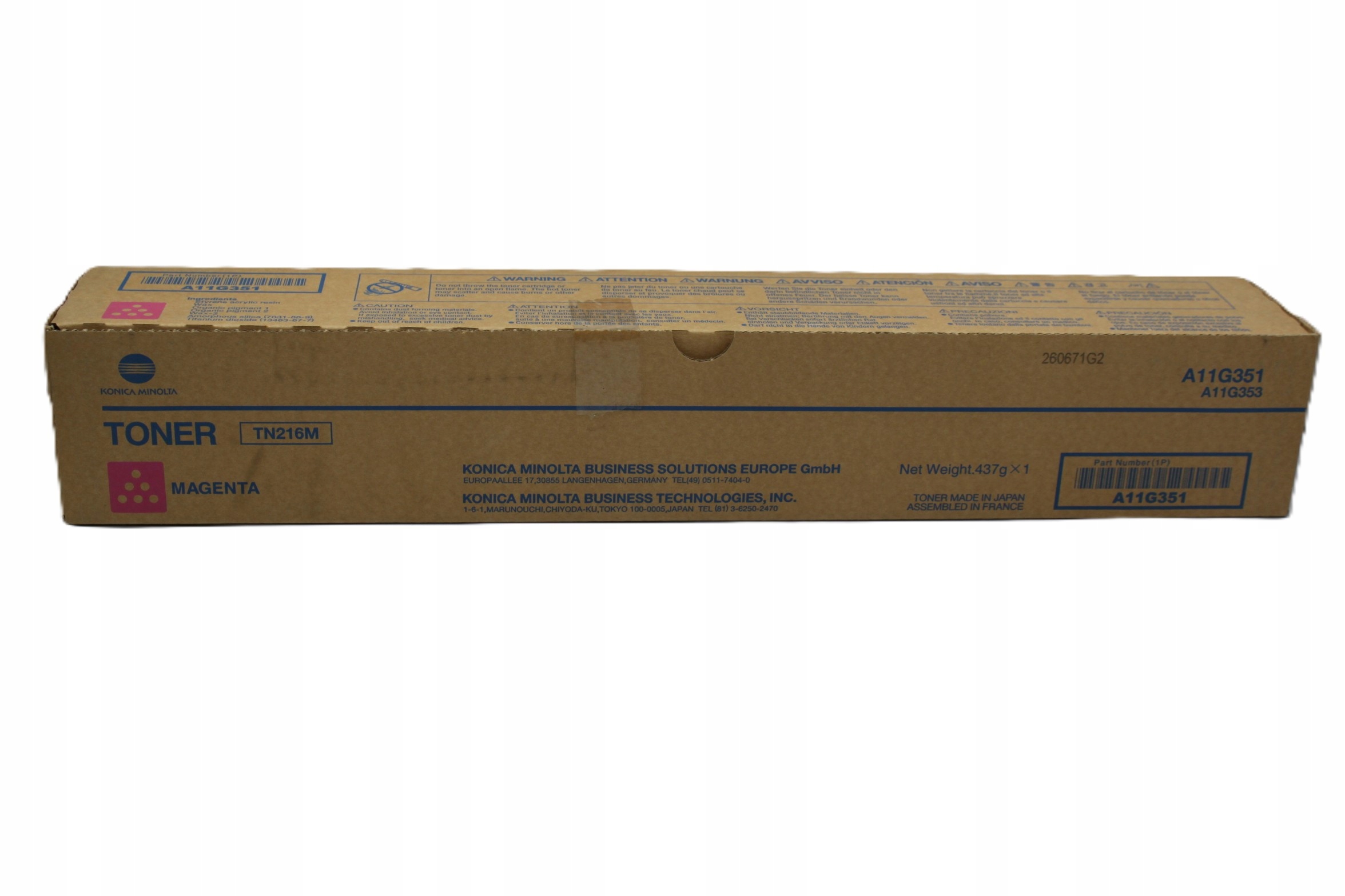 Minolta TN-216M TN216M A11G351 toner magenta originál