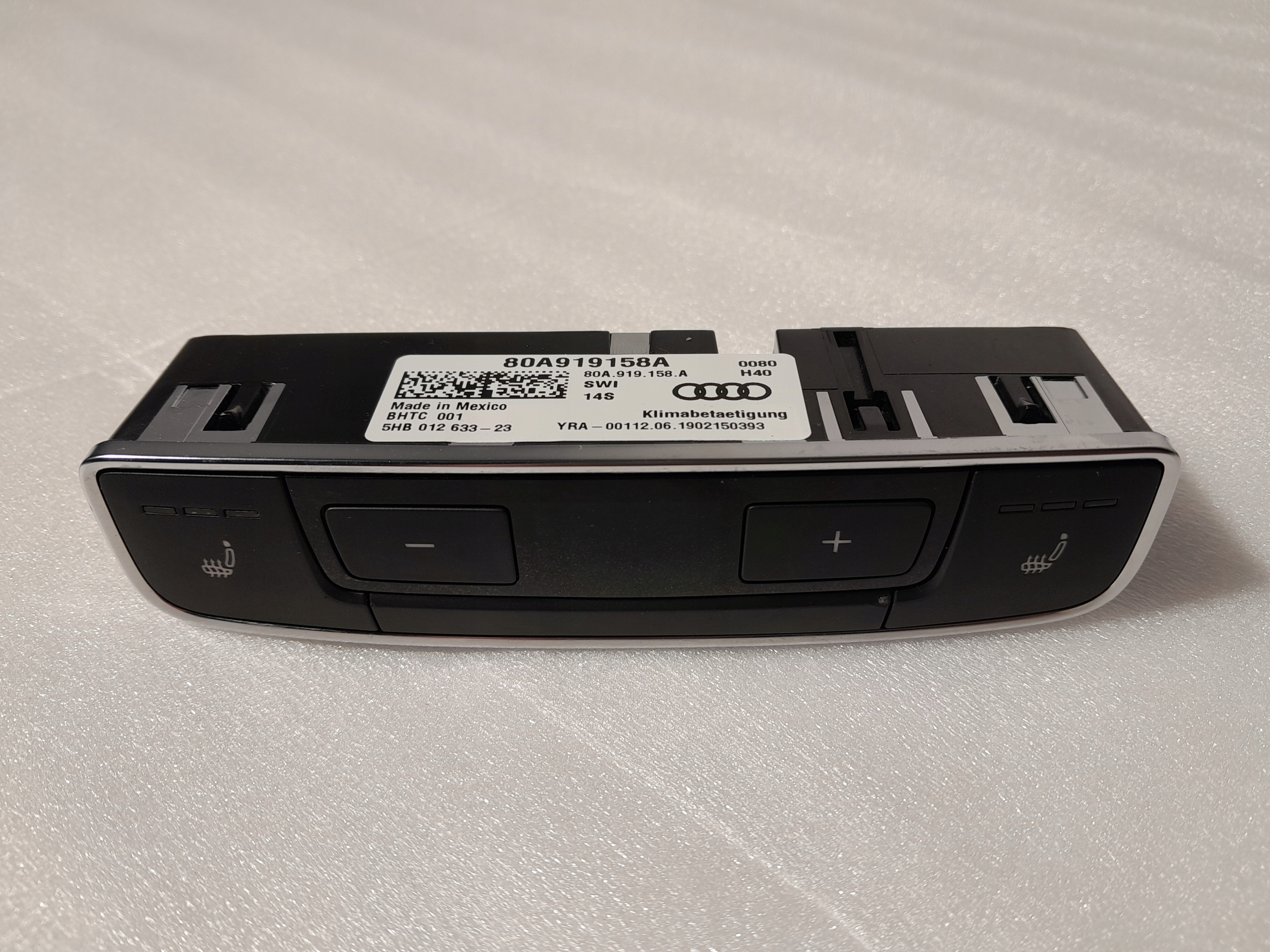 AUDI Q5 II 80A Unite commande clima Arrière PODGRZEWANA Siège 80A919158A