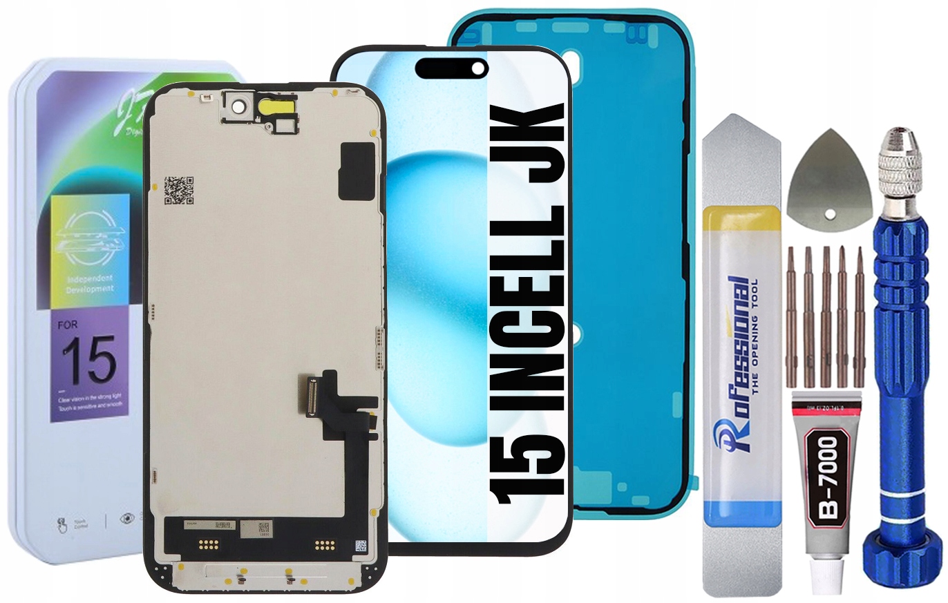 Displej Pro Iphone 15 Incell Jk IC LCD Displej Těsnění