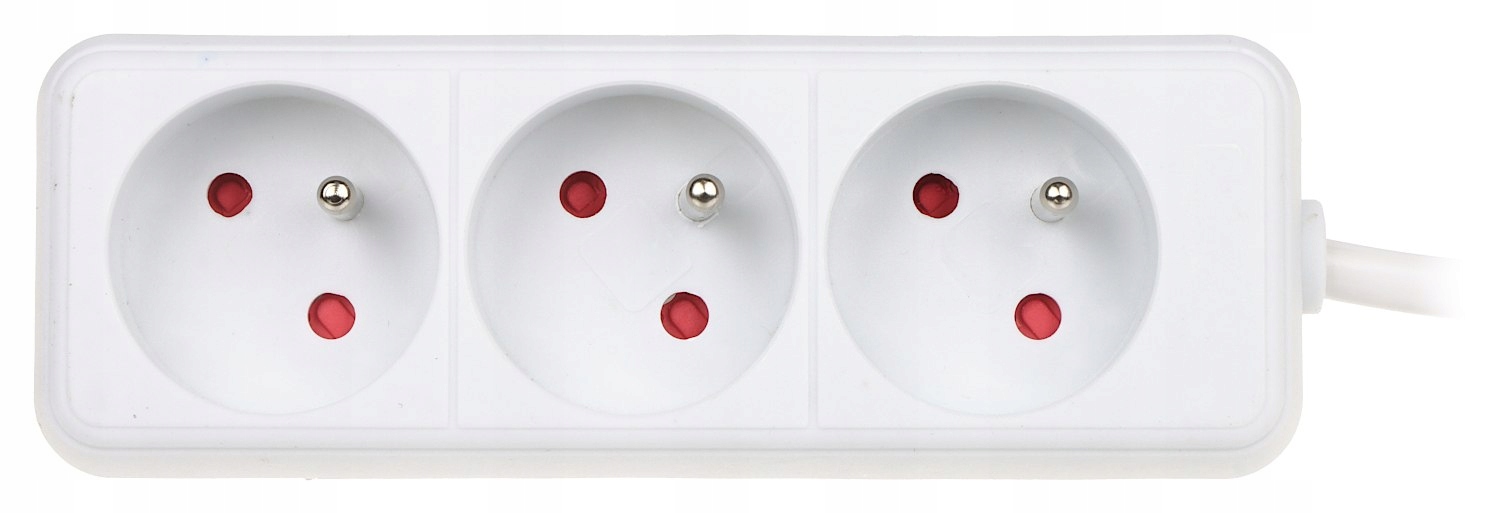 LISTWA ZASILAJĄCA PR-1.5M-3G/W (3 GNIAZDA) 1.3 m Marka Blow