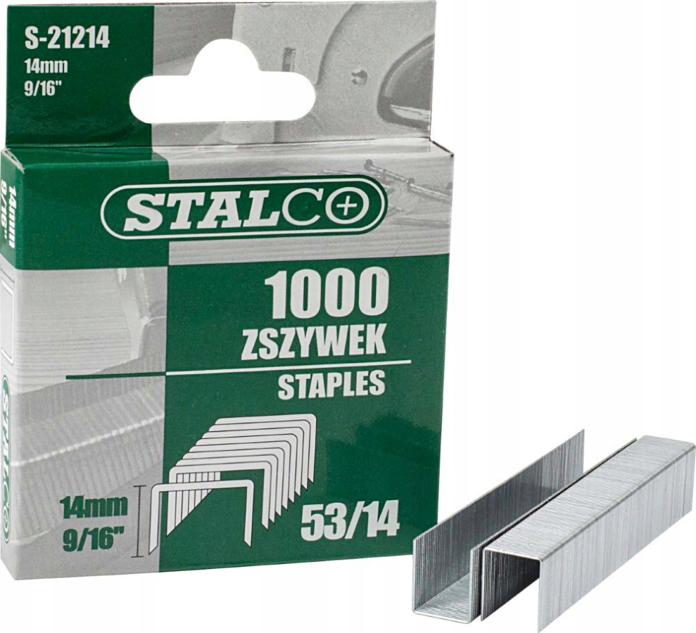 Zszywki Stalco 12mm Opakowanie 1000 sztuk S-21212