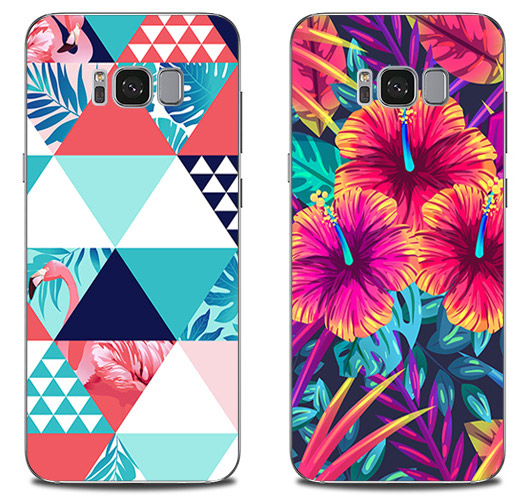 

2x Etui Silikon Foto Do Samsung Galaxy S8