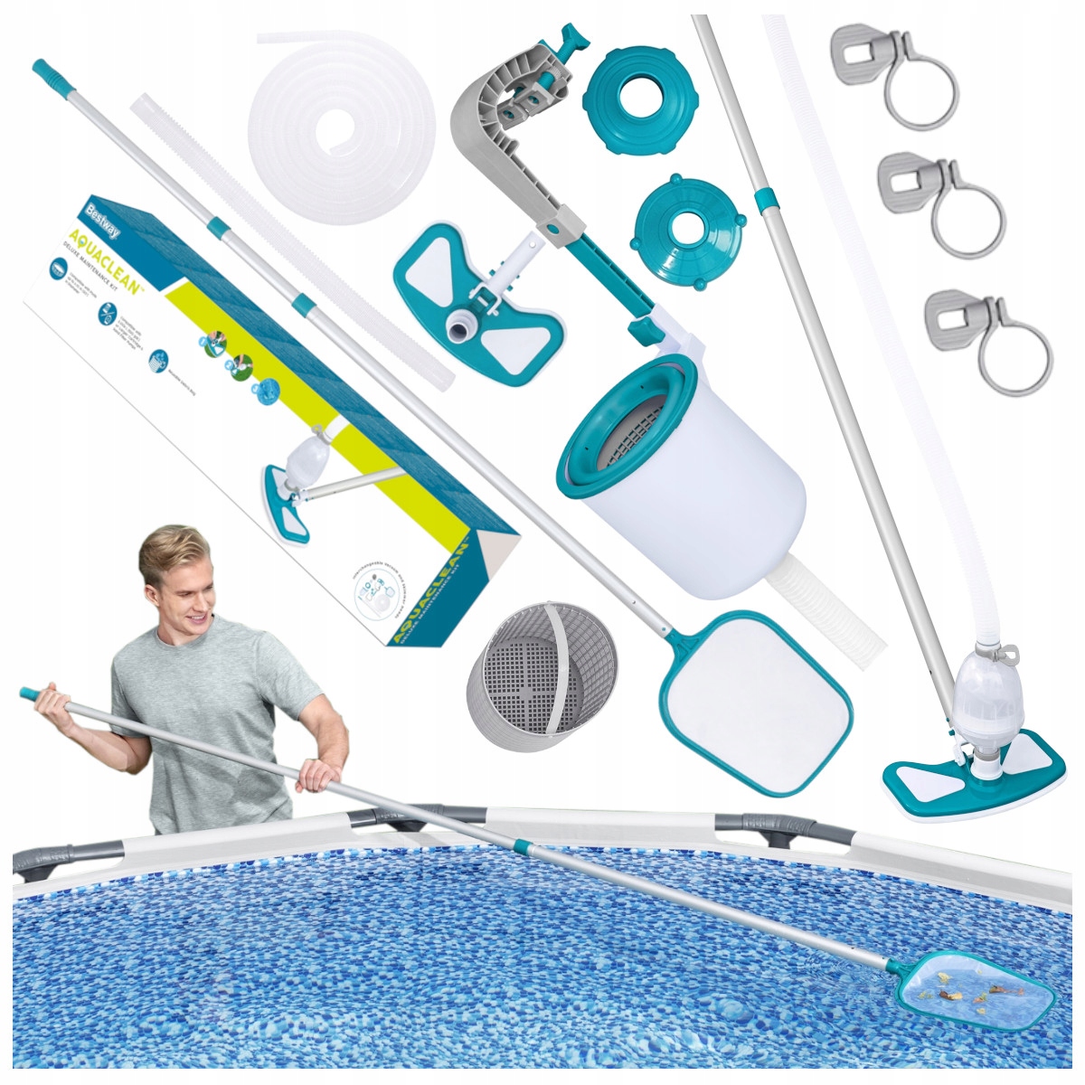 Vysávač Do bazéna Skimmer Set Na Čistenie Sieťovina Bestway 58237