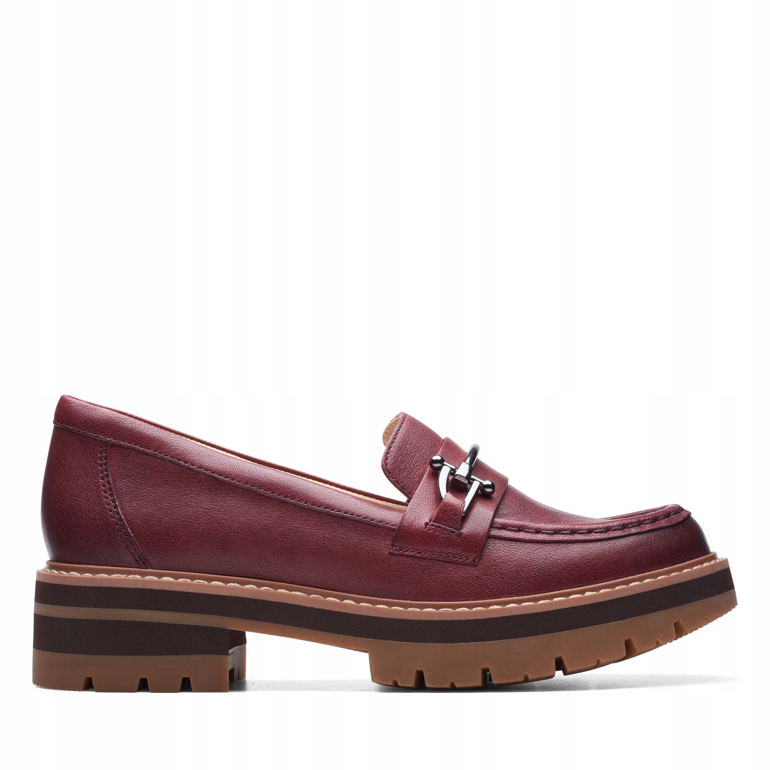 Loafersy mokasyny Clarks Orianna Bit skórzane 40