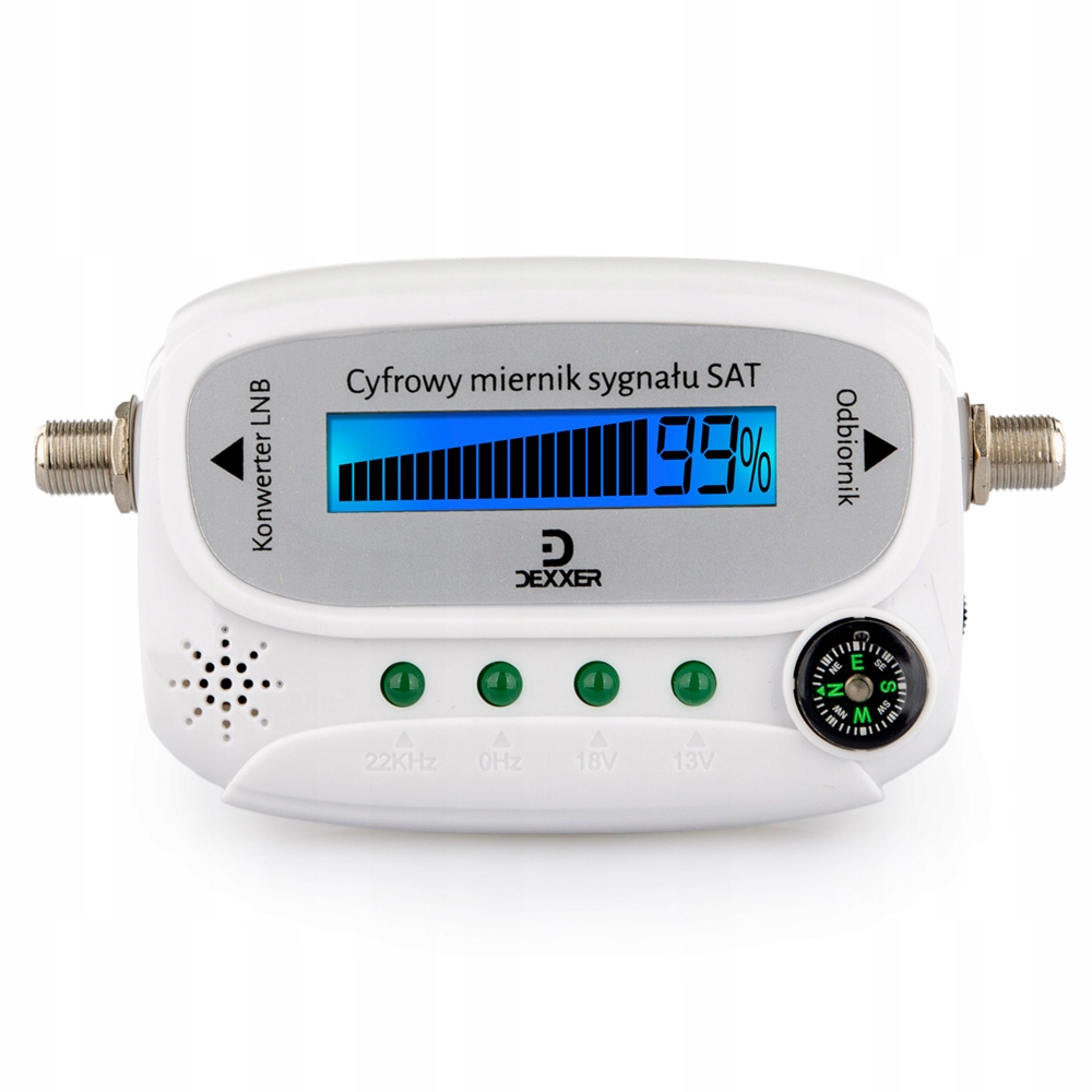 CYFROWY MIERNIK SYGNAŁU SATELITARNEGO LCD SF08 Kod producenta SF08
