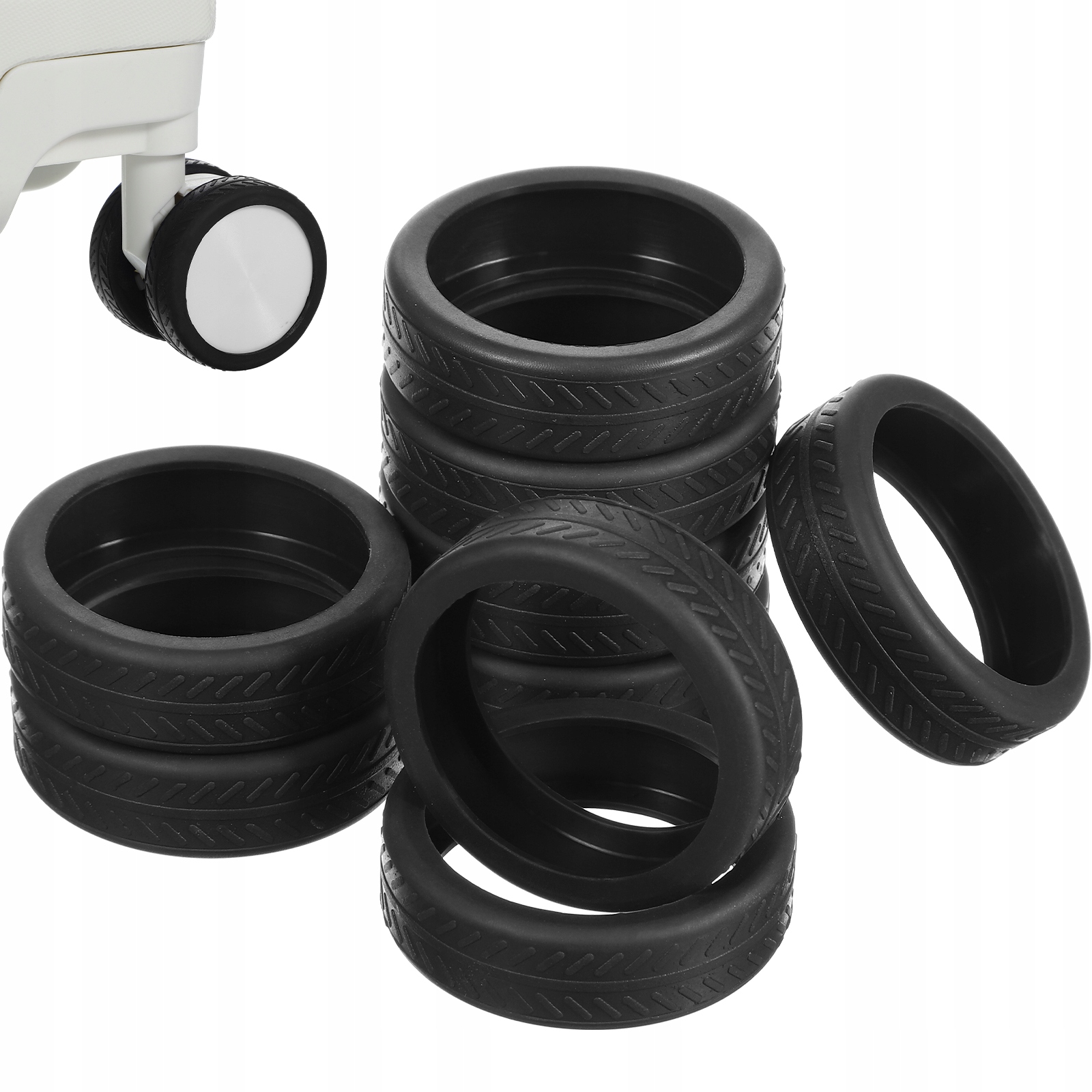 SILIKONOWE OSŁONY NA KOŁA BAGAŻOWE DO WALIZKI