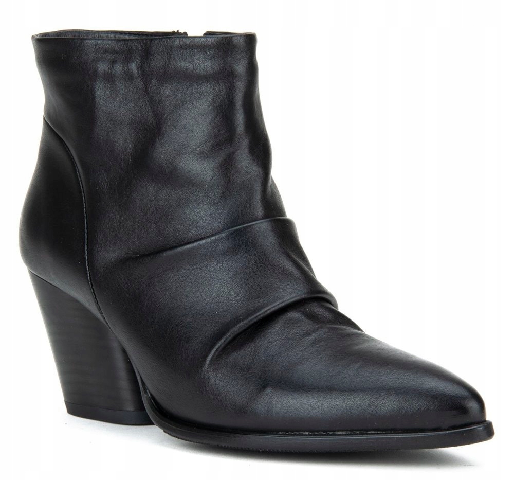 

Skórzane botki Filippo 60255 czarne r.39