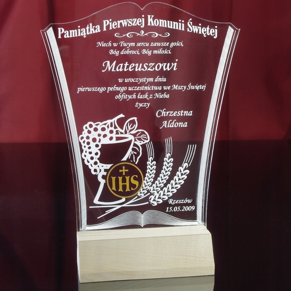 Pamiątka Pierwszej Komunii Świętej Komunia Kod producenta Prezent komunia