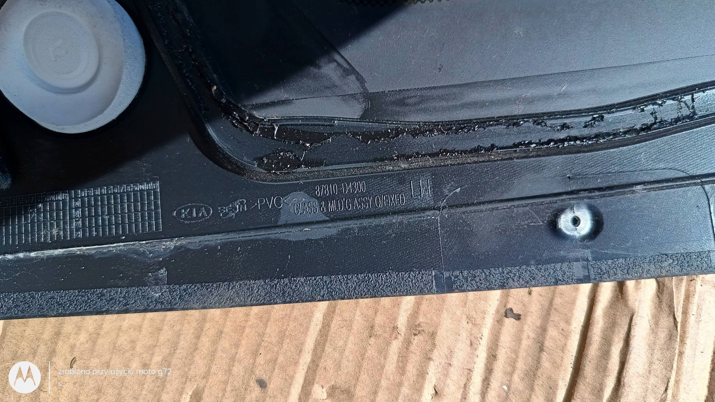 window bodywork rear part left KIA OPTIMA IV 15-20 KOMBI