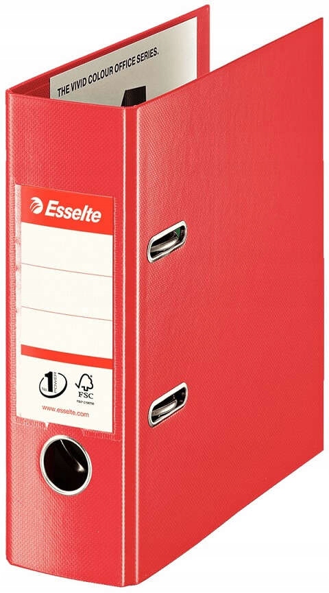 Segregator A5 Esselte Z Dźwignią 75mm Czerwony