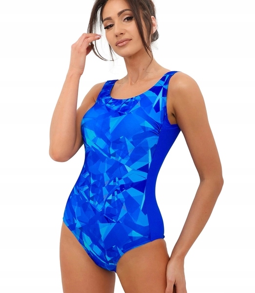 Klasické jednodílné plavky s XXL vzorem