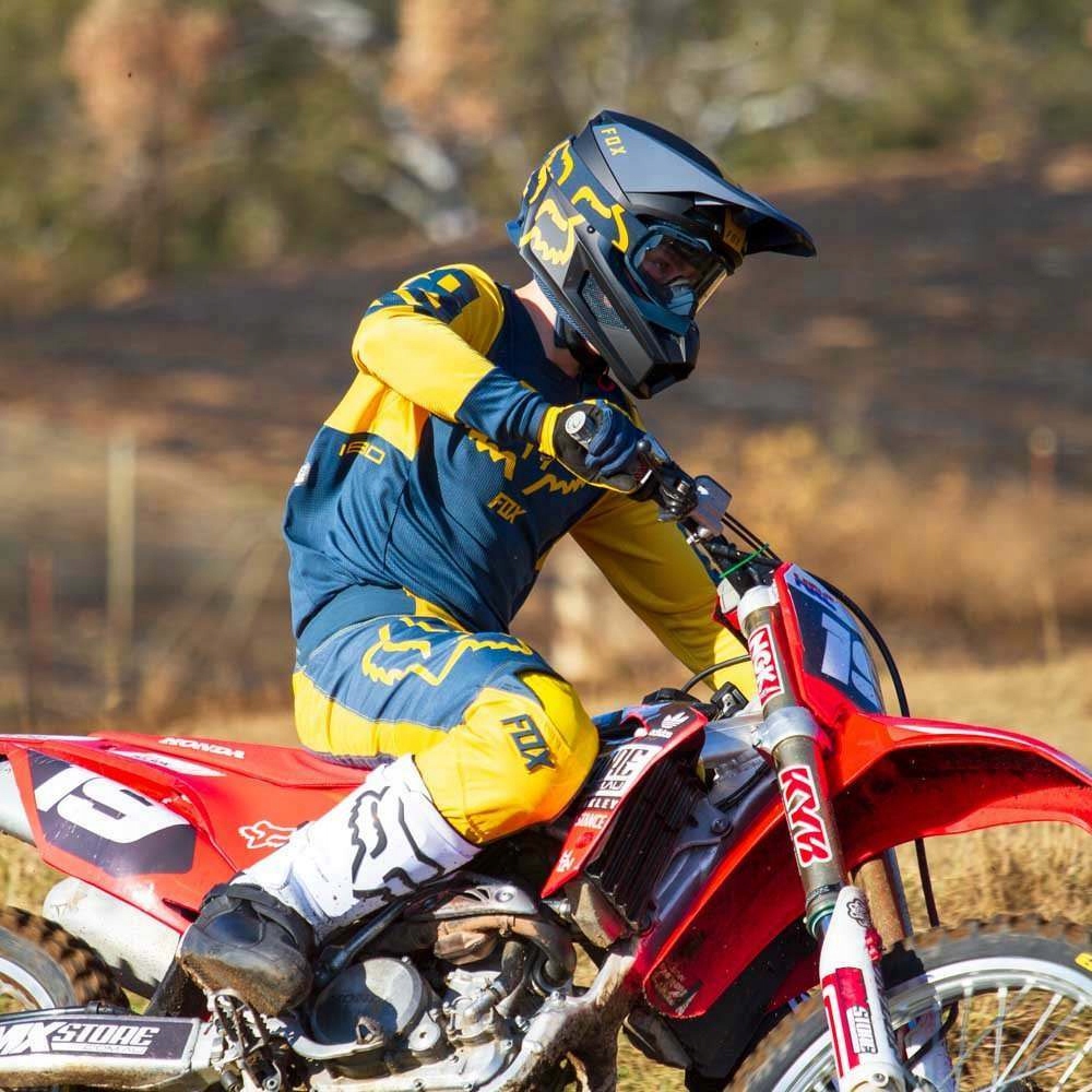 Fox 180 PRZM granatowy/żółty ProMX Materiał tekstylia