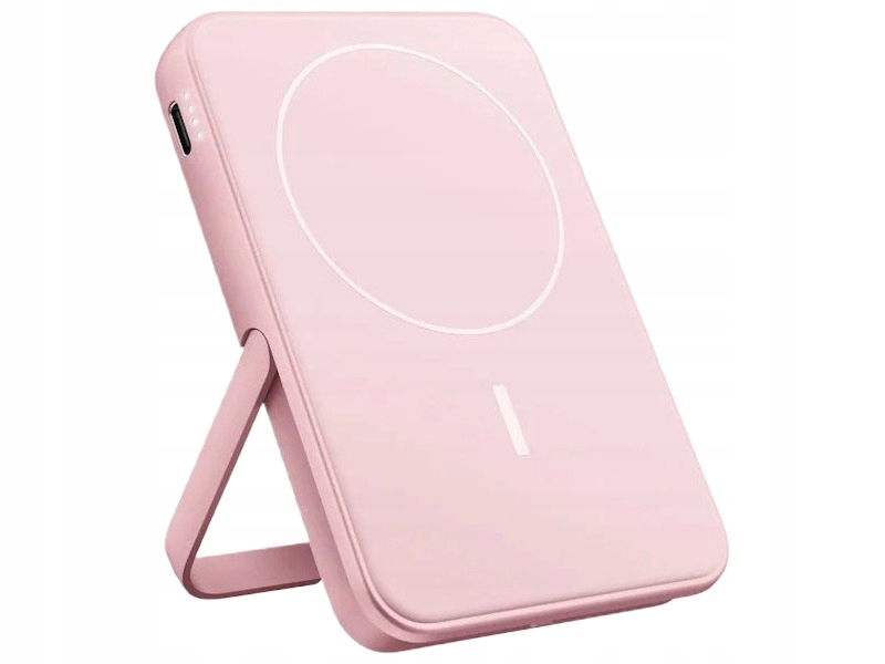 Powerbank Fresh N Rebel Magnet Wireless 5000 mAh 20W Różowy