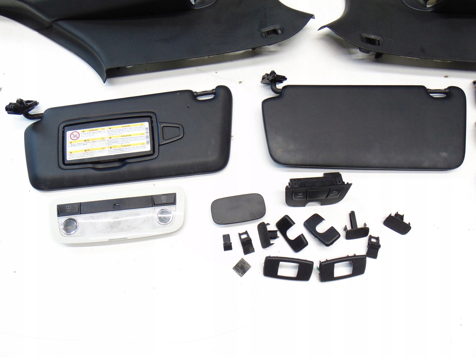 roof upholstery complete pillars visor handles W176 AMG