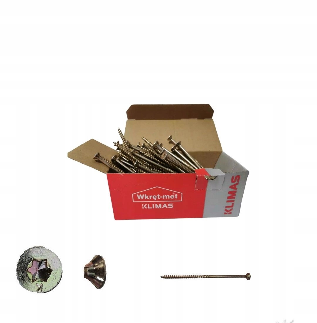 KMWHT WKRĘTY CIESIELSKIE 5X70 STOŻKOWE TORX 200SZT