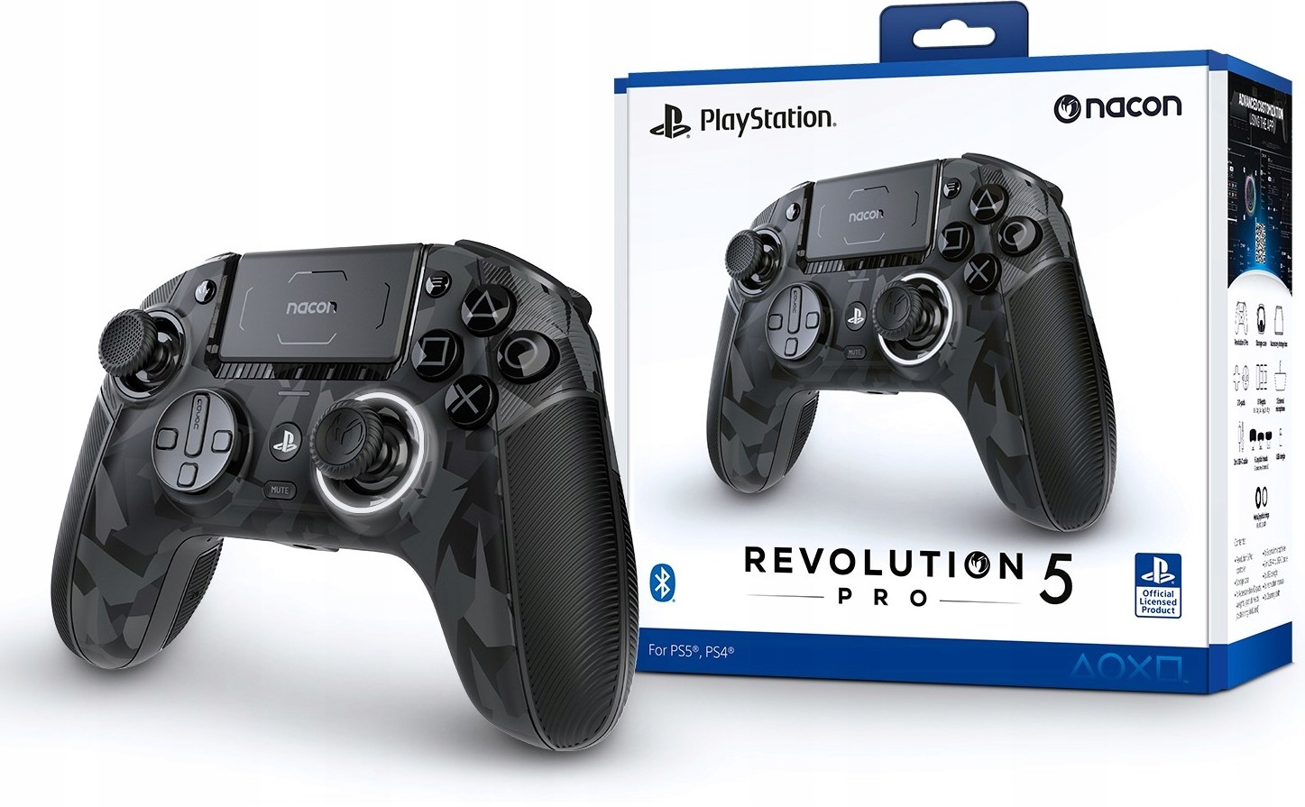 Nacon PS5 Bezdrátový ovladač pad Revolution 5 Pro Urban Camo